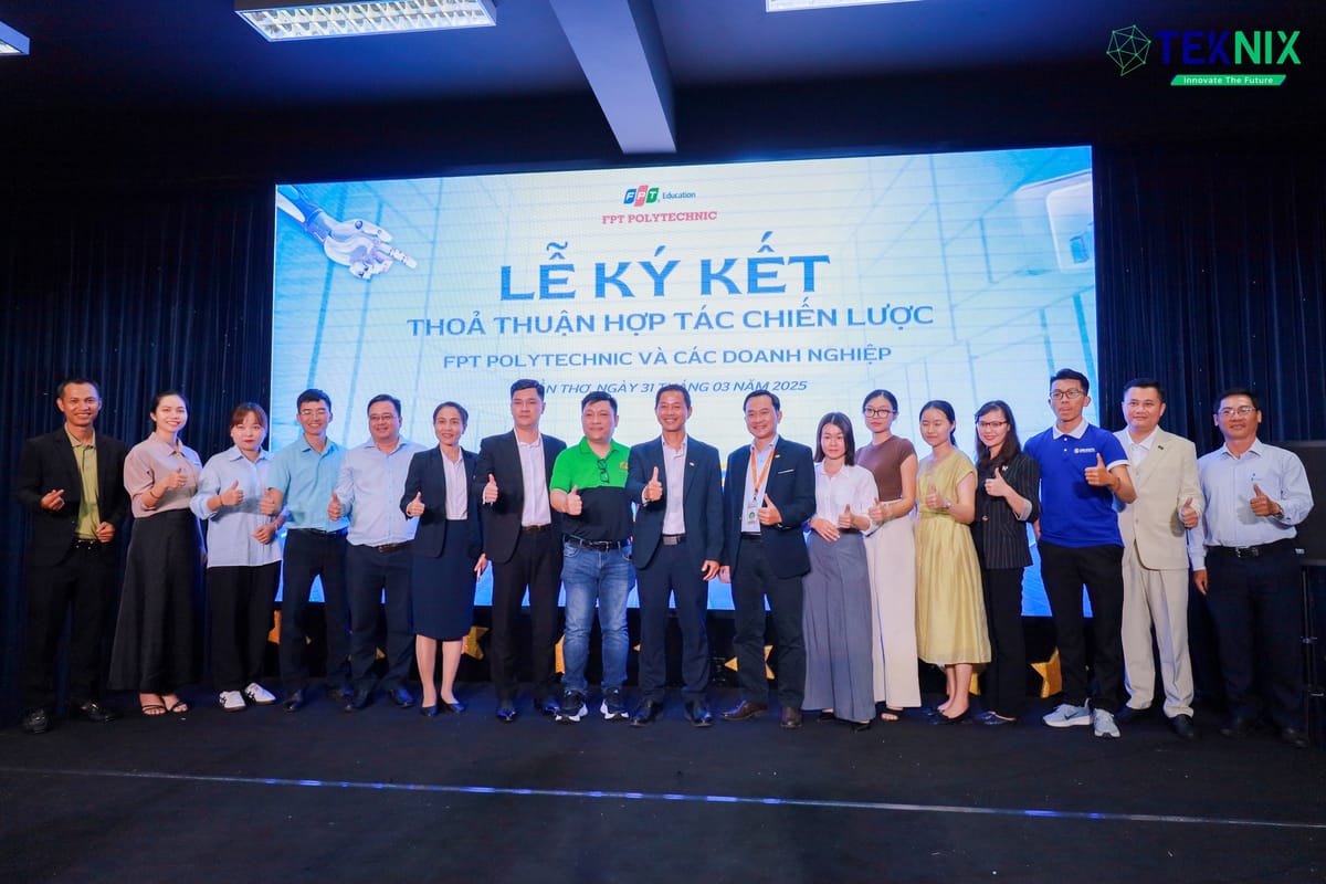 Ngày hội việc làm 2025 | TekNix & FPT Polytechnic ký kết MOU chiến lược