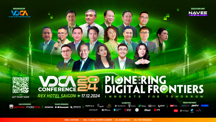 Sự kiện VDCA Conference với sự xuất hiện của nhiều gương mặt đại diện từ nhiều lĩnh vực khác nhau